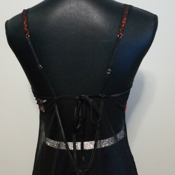 2/$25💥 Sexy Black Sheer Mesh Lingerie La Vie En Rose (M) - Picture 2 of 7